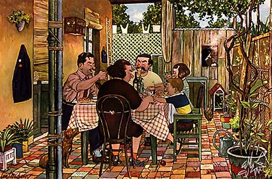 Historia de la influencia de la cocina italiana en la mesa rioplatense -  Ravioles de la Nona